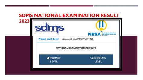 sdms national examination results 2022|National Examination and School Inspection Authority.